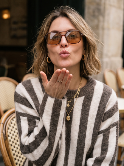 Pull Margaux - Rayures Bicolores