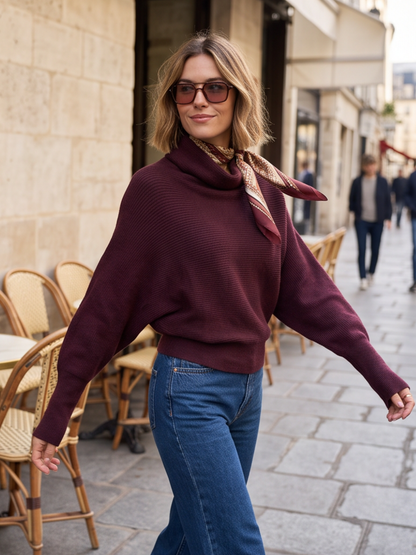 Pull Modestine - Col Roulé Cocon
