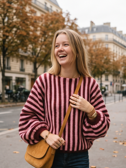 Pull Romy - Rayé Ballon