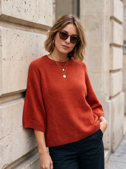 Pull Rosalba - Alpaga Col Rond