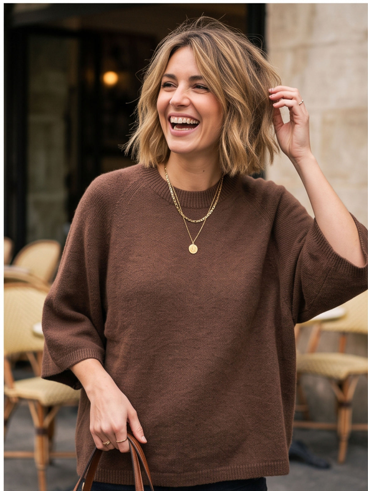Pull Rosalba - Alpaga Col Rond
