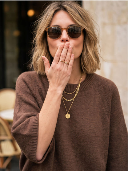 Pull Rosalba - Alpaga Col Rond