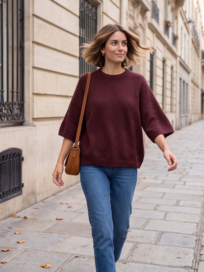 Pull Rosalba - Alpaga Col Rond