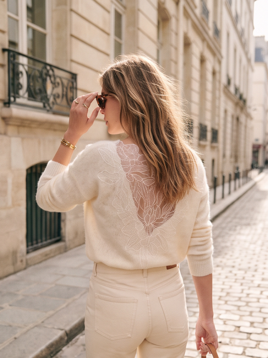 Pull Rosalinde - Écru
