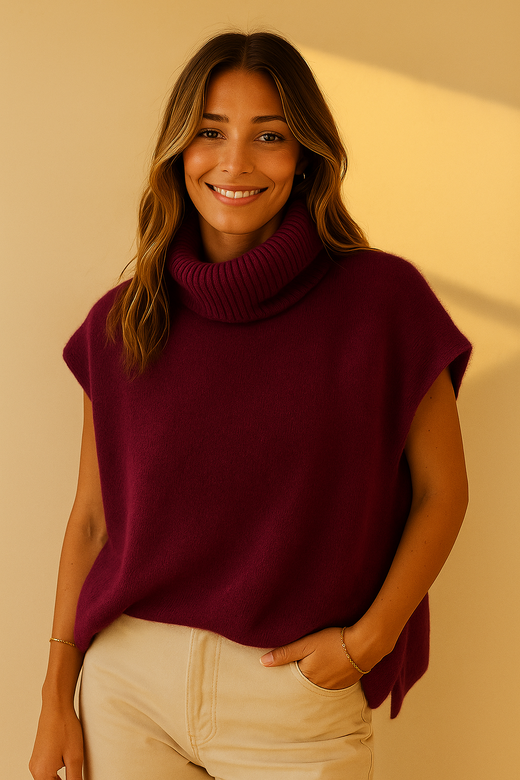 Pull Allegra Col Roulé