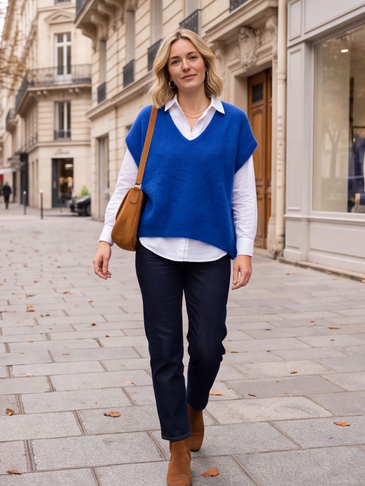 Pull cape Allegra - cape col v Mohair