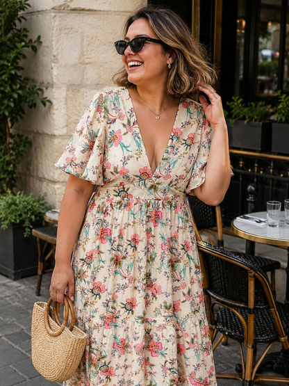 Robe Bohème Beige