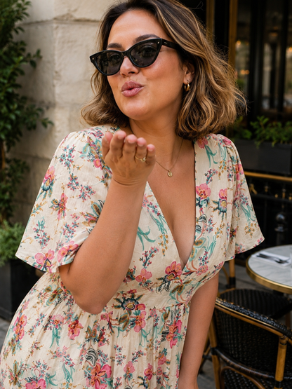 Robe Bohème Beige