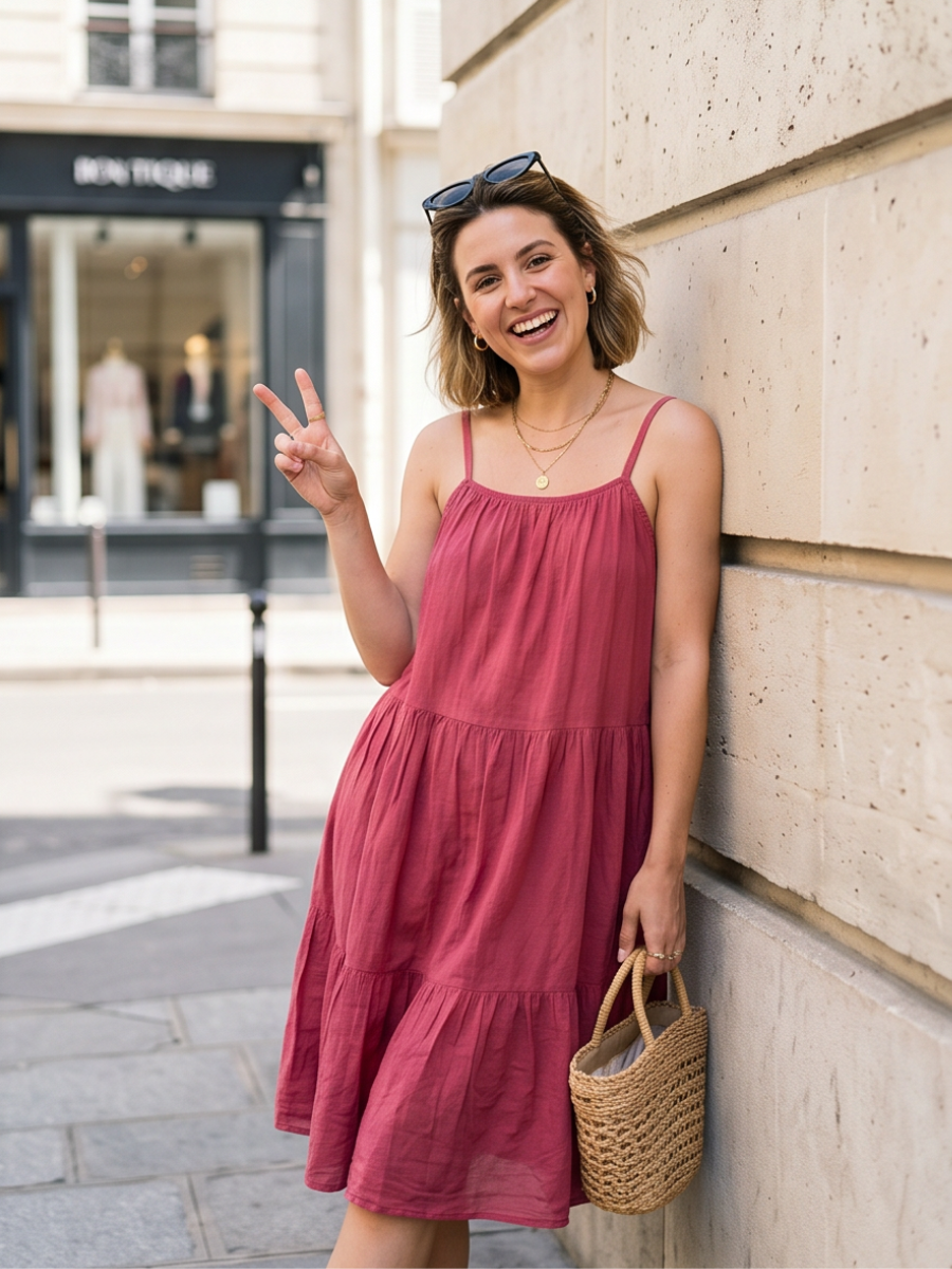Robe Capucine - Volantée d'Été