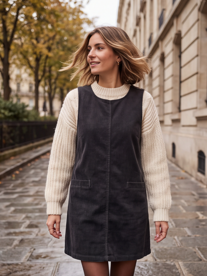 Robe Daphné - Chasuble Velours Côtelé