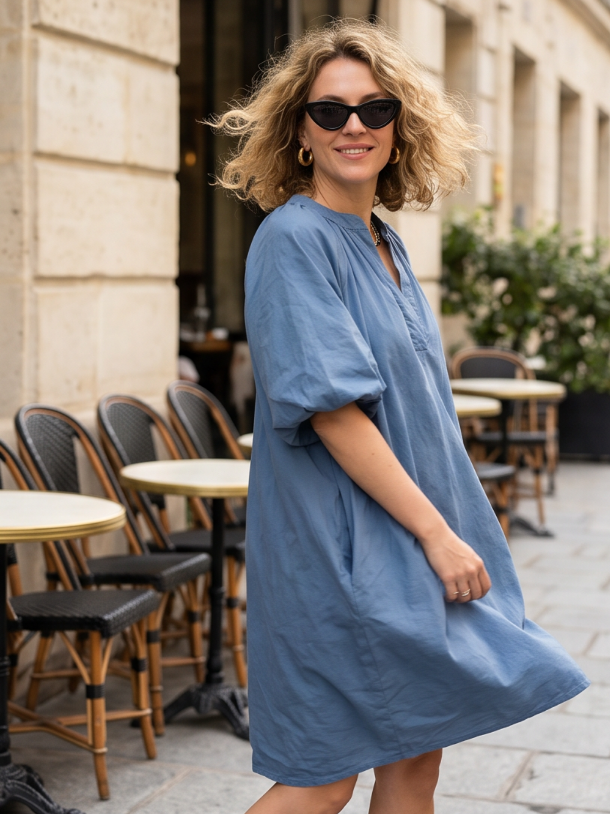 Robe Inès - Ballon décontractée