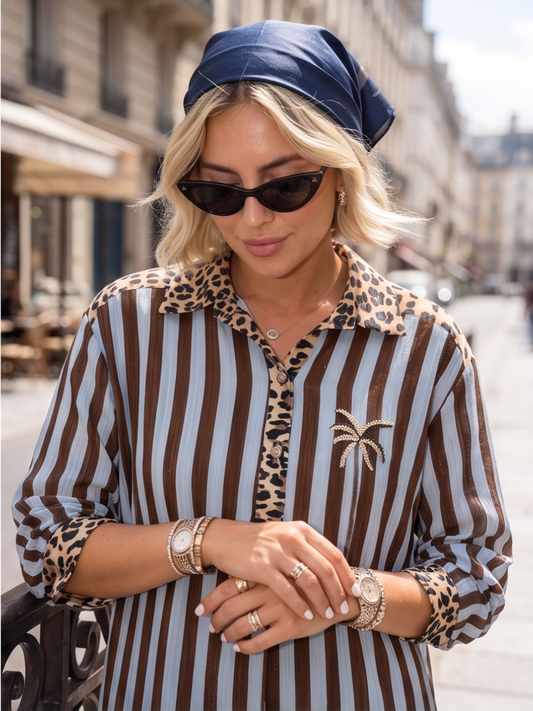 Robe Julie - Rayures Multicolores