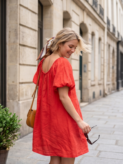 Robe Juliette - Lin Colorée