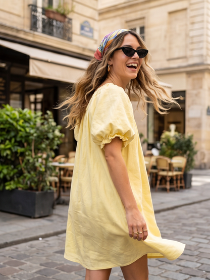 Robe Juliette - Lin Colorée