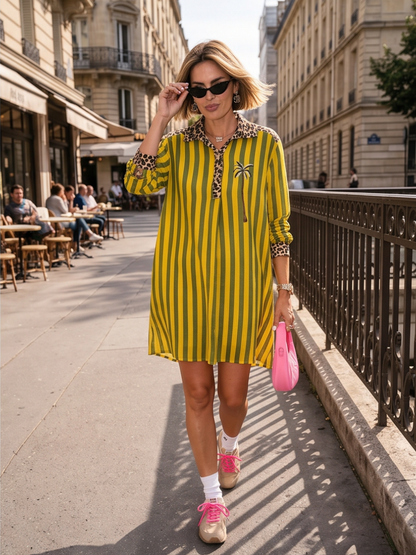 Robe Juliette - Rayures Multicolores