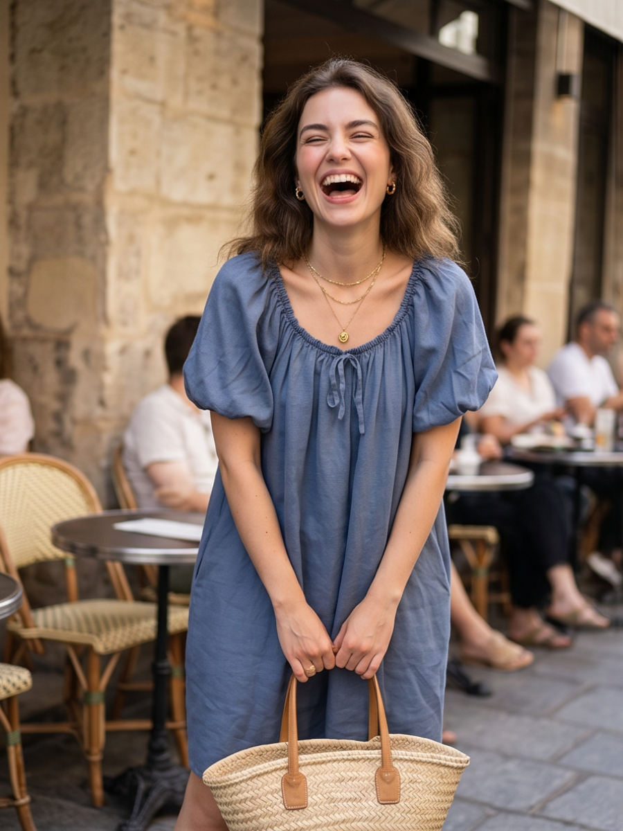 Robe Juliette - Lin Colorée