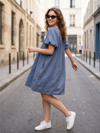 Robe Juliette - Lin Colorée