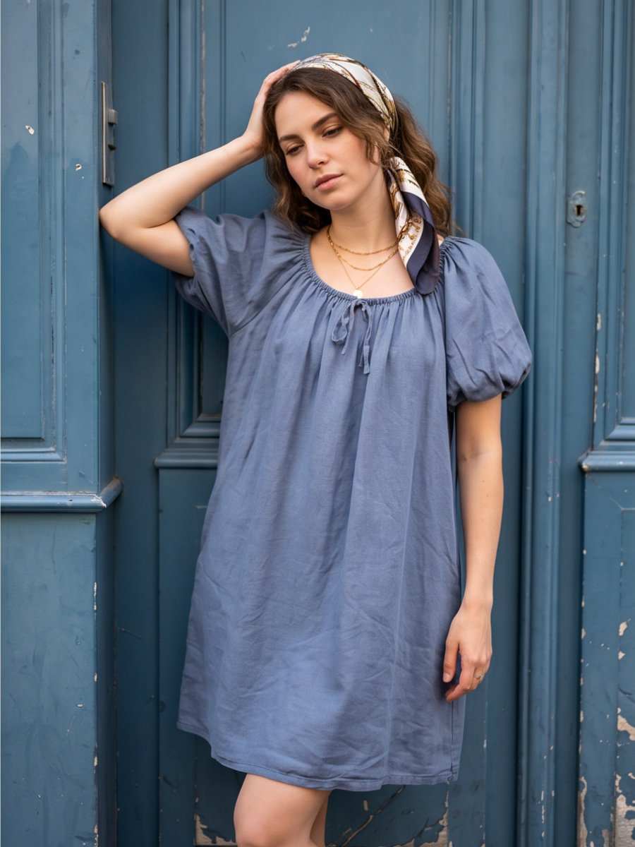 Robe Juliette - Lin Colorée