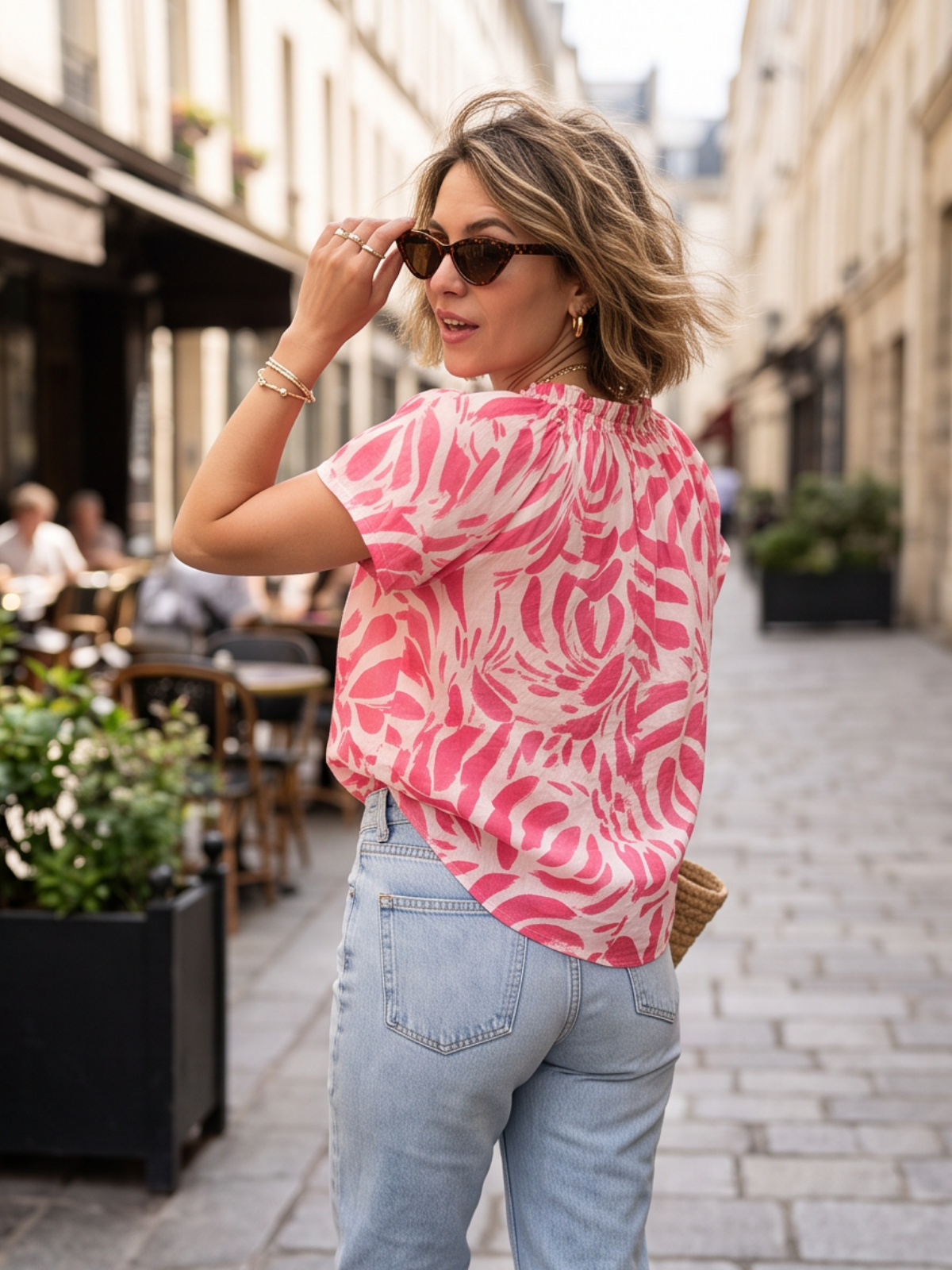 Blouse Lise - Imprimée Colorée