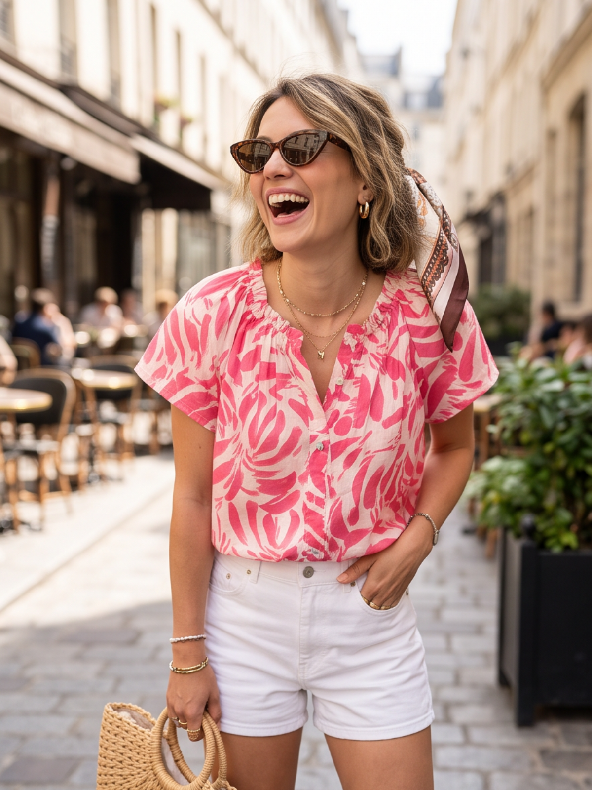 Blouse Lise - Imprimée Colorée