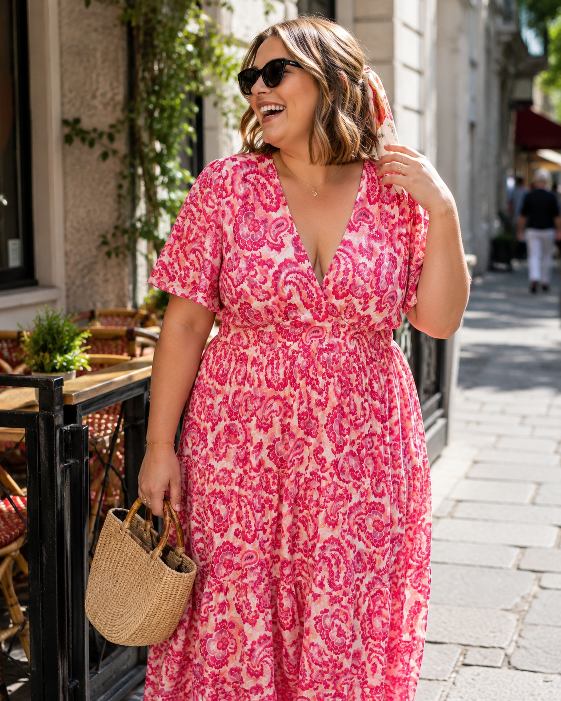 Robe Longue Fuchsia