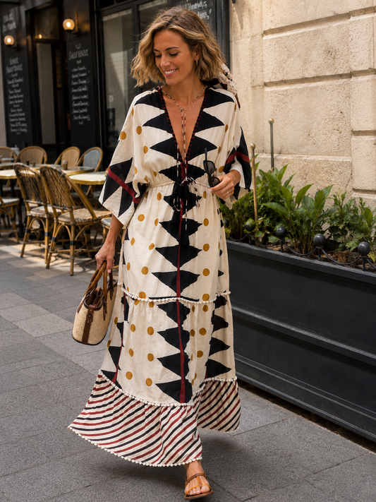 Robe Longue Imprimée