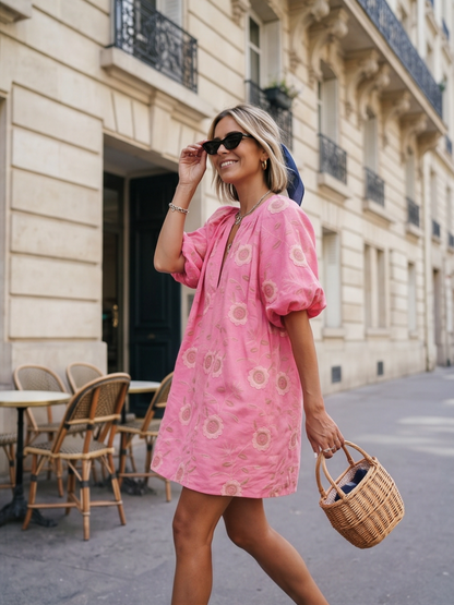 Robe Nora - Broderie Estivale