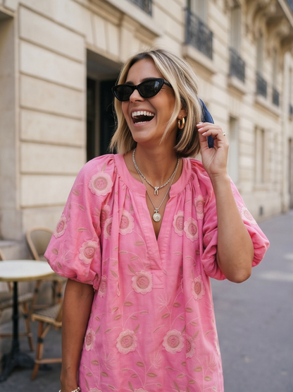 Robe Nora - Broderie Estivale
