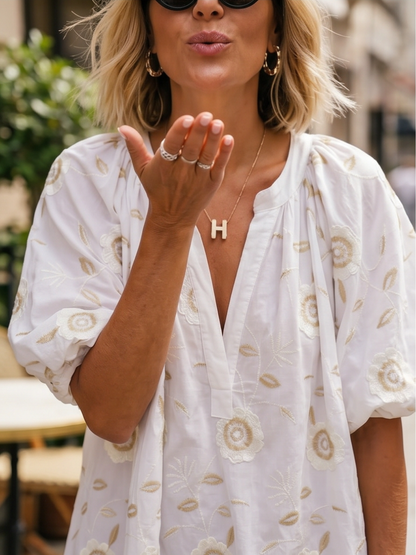 Robe Nora - Broderie Estivale