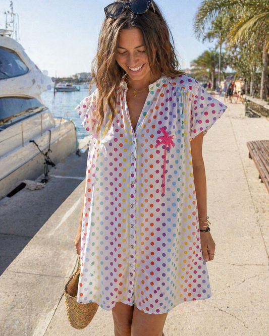 Robe Pois Palmier