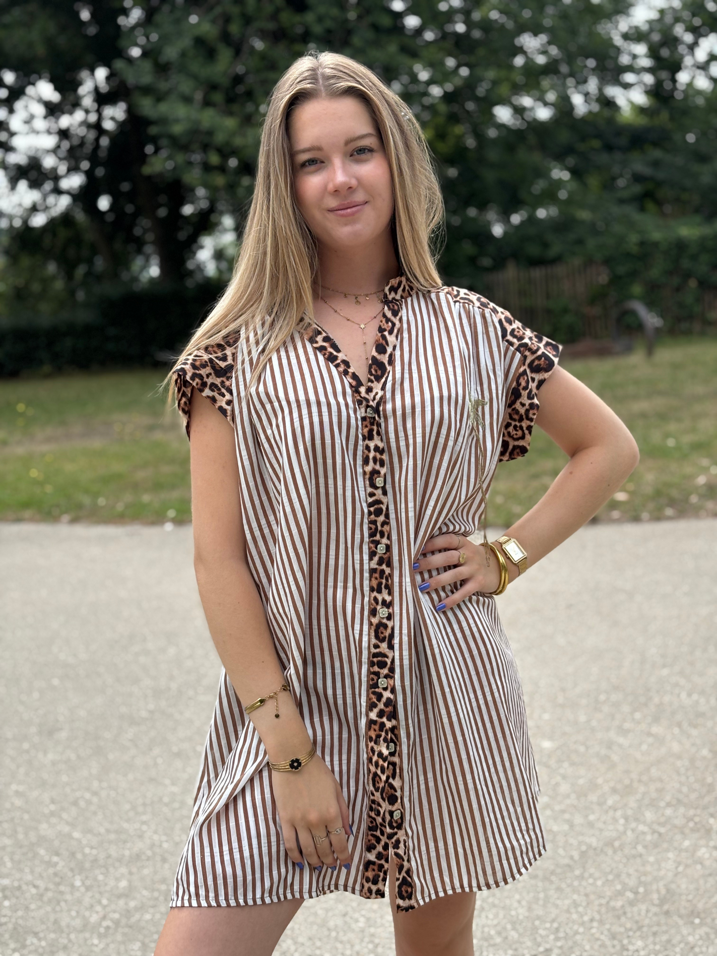 Robe Rayée Fantaisie