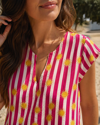 Robe Soleil Rayée
