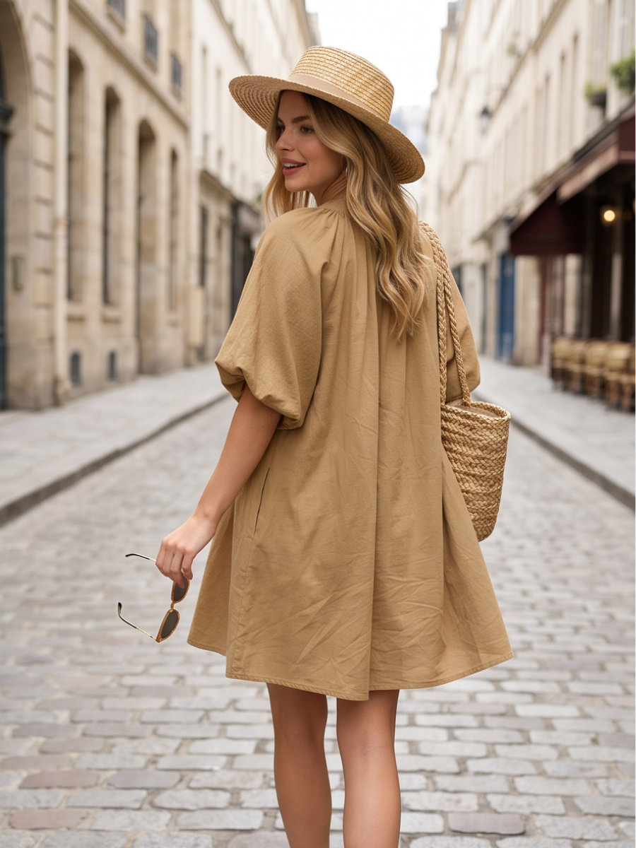 Robe Tiaré - Lin Oversize