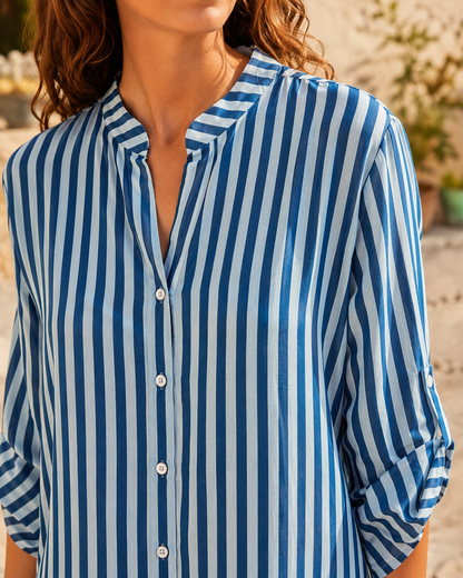 Robe Chemise Rayée Colorée