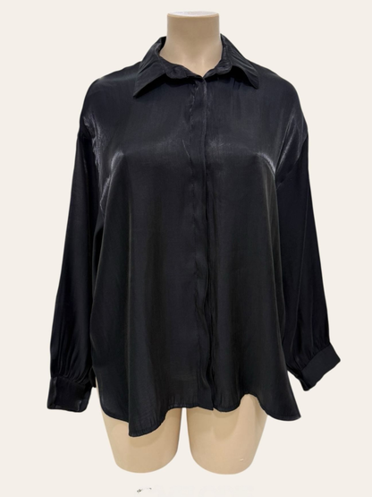 Chemise Satinée Grande Taille