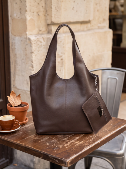 Sac Adèle - Cabas et Pochette Cuir