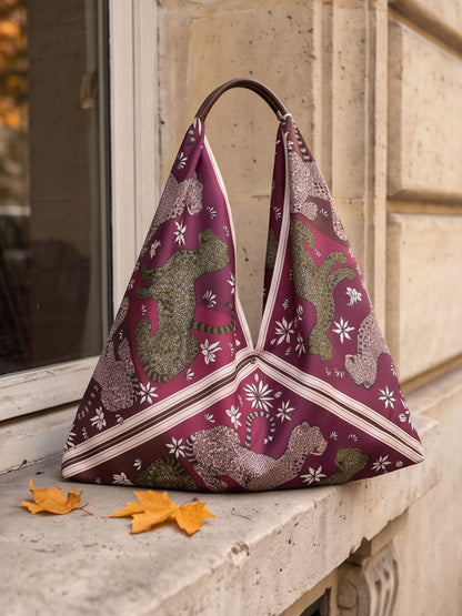 Sac Emma - Foulard Imprimé Léopard