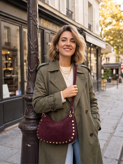 Sac Faustine - Hobo Daim Clouté