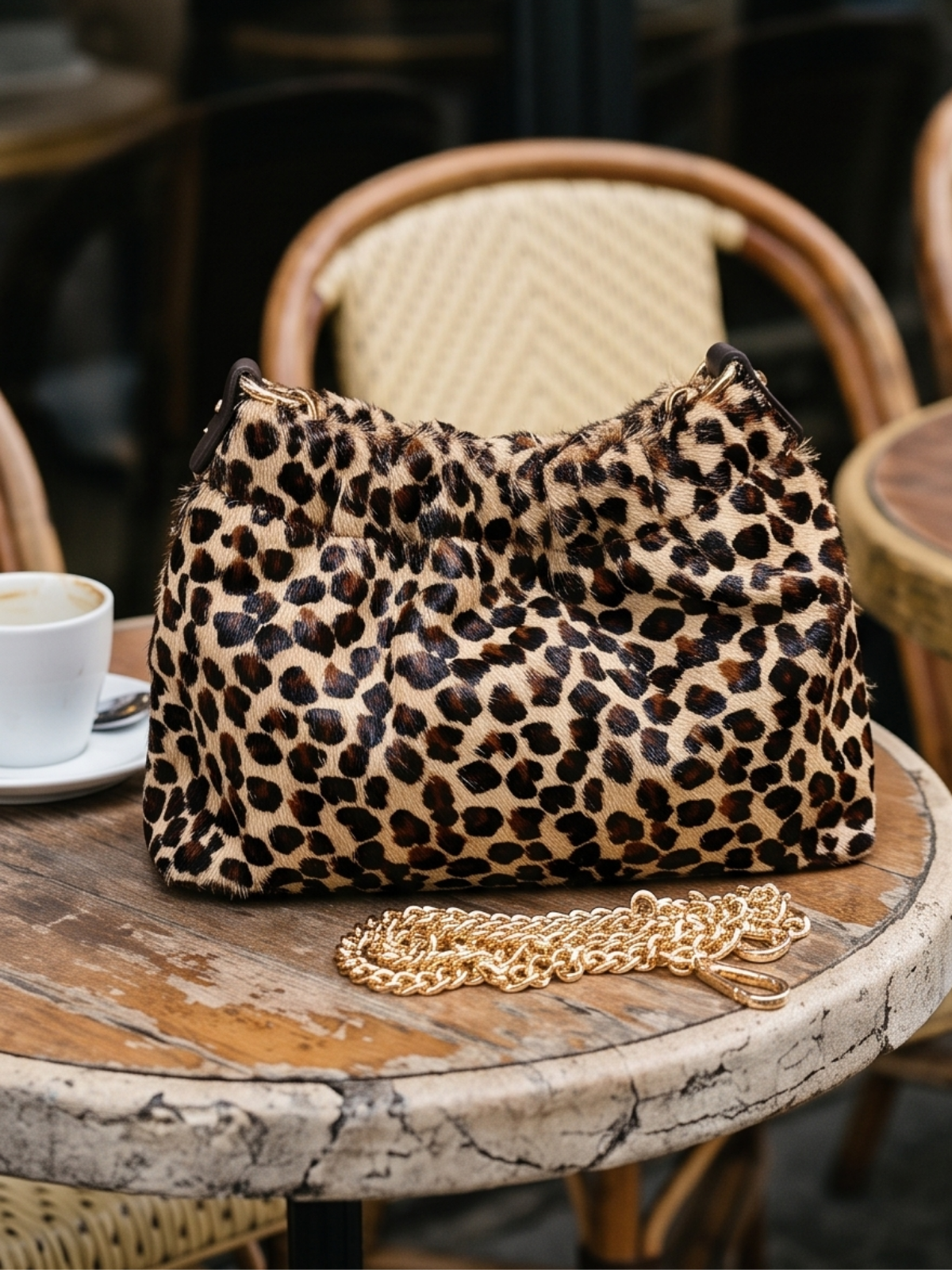 Sac Garance - Pochette Léopard