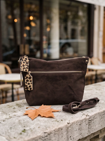 Sac Hortense - Pochette Pampilles Léopard