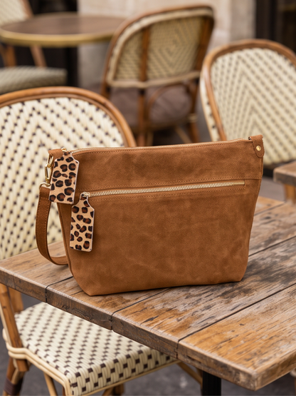 Sac Hortense - Pochette Pampilles Léopard