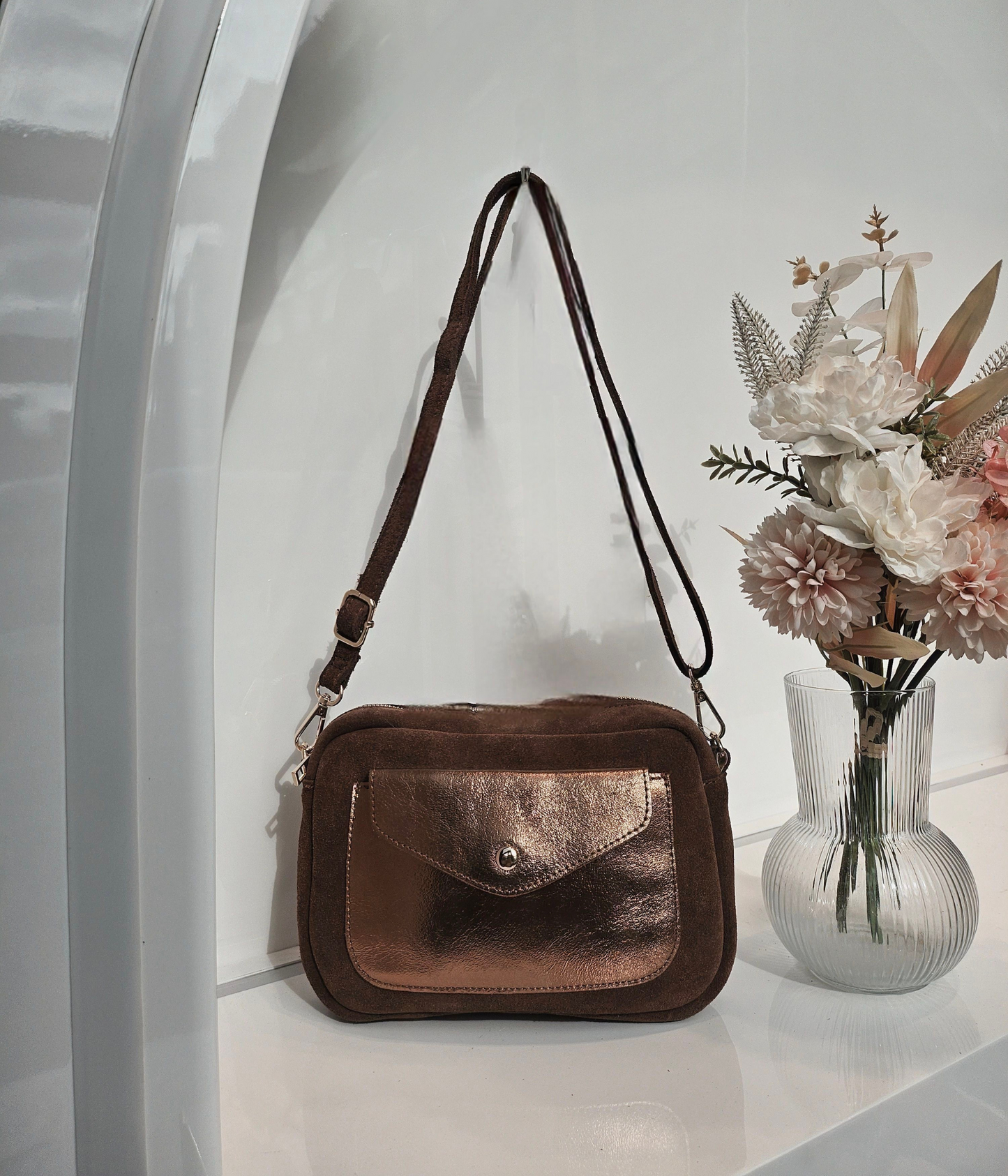 Sac Cuir Métallisé