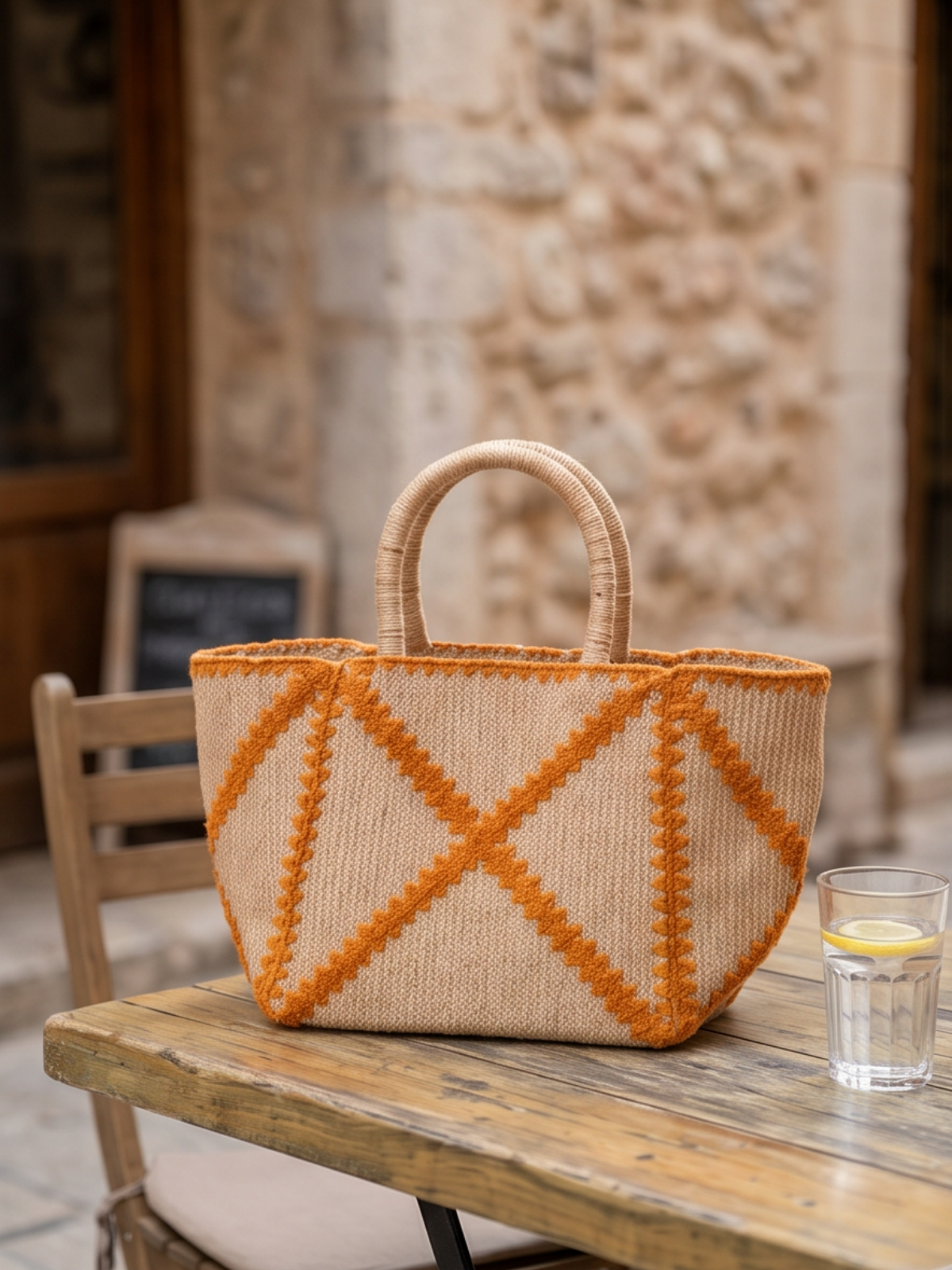 Sac Jute Coloré