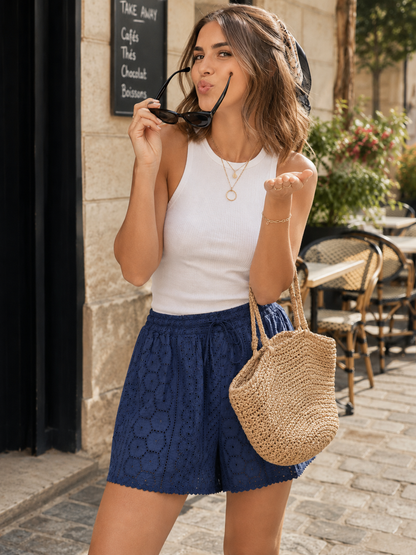 Short Broderie Anglaise