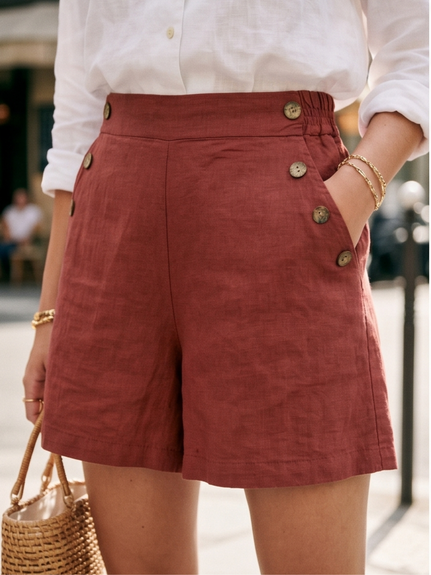 Short Lin Boutonné
