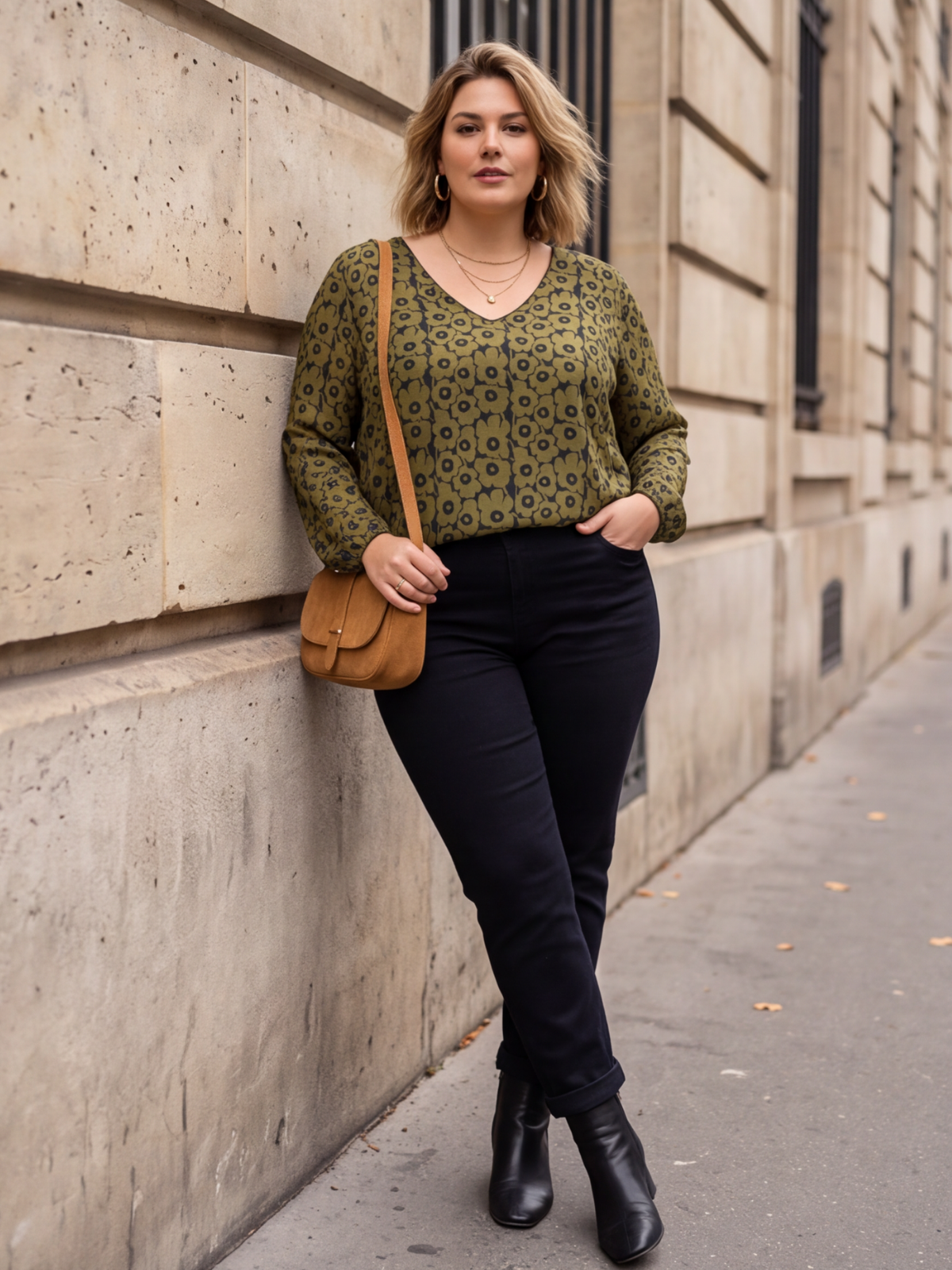Sous-pull Annabelle - Fleuri Cachemire