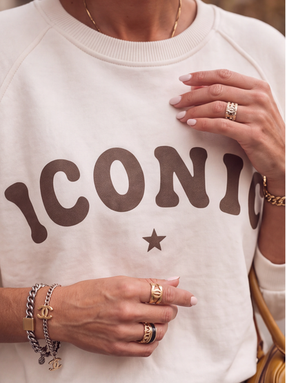 Sweat Iconic Léonie - Lettering Étoile