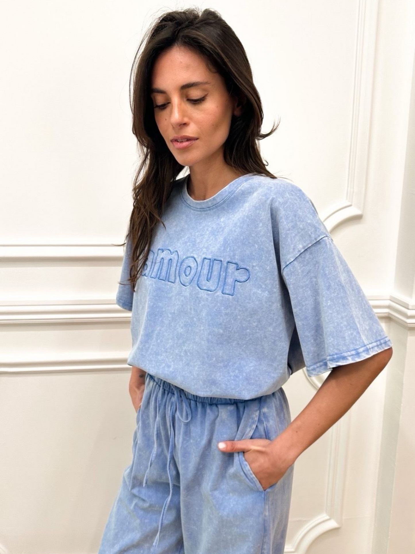 Tee-shirt Amour Délavé