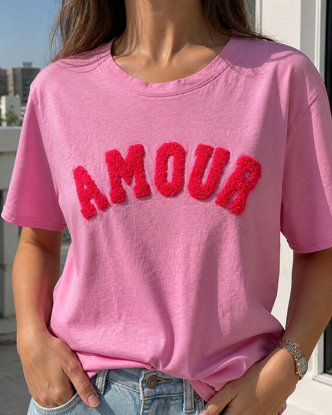 Tee-shirt Amour Femme