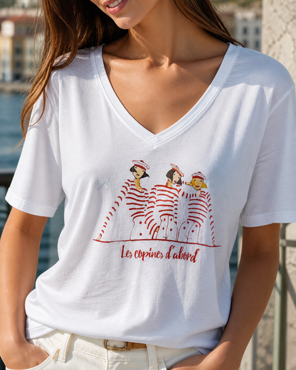 Tee-shirt Copines d'abord